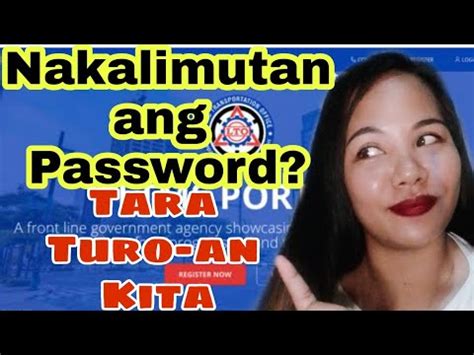 Paano palitan ang password sa LTO PORTAL ACCOUNT 2022.